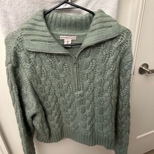 Knitted Green Pullover